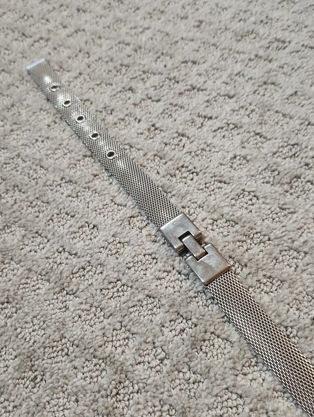 Joan & David Vintage Silver Mesh Metal Belt Women's Size Small